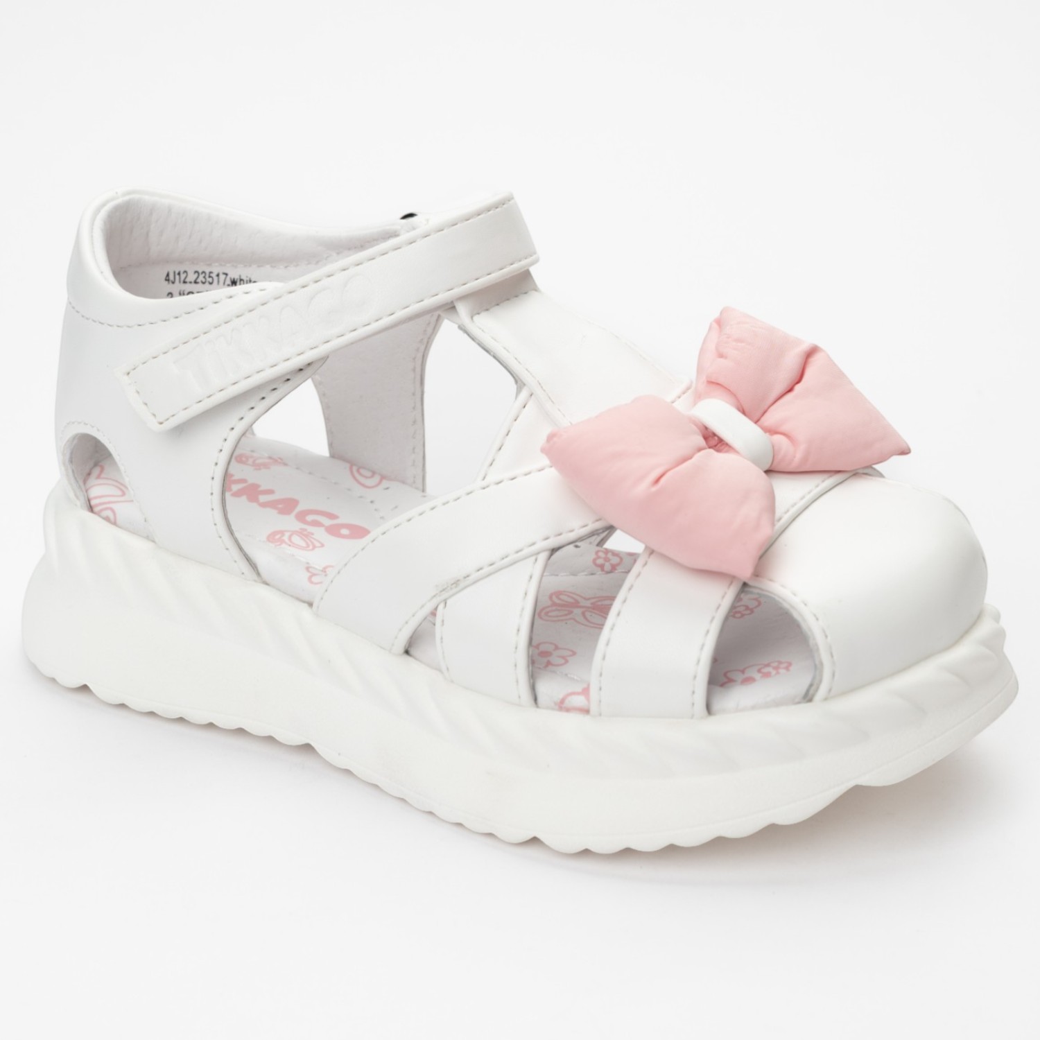 Сандалии TikkaGo 4J12_23517_white-pink - фото 4