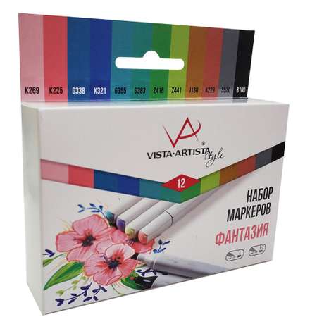 Фломастеры VISTA-ARTISTA 12 цв.