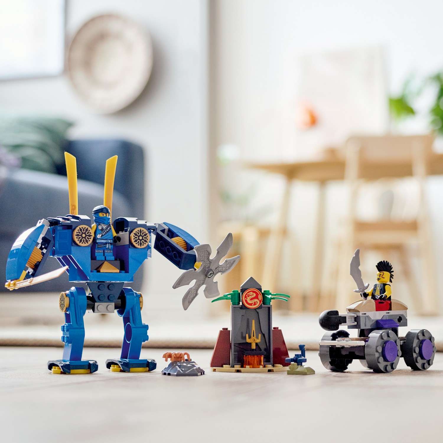 Конструктор LEGO NINJAGO Электрический робот Джея 106 дет. - фото 8