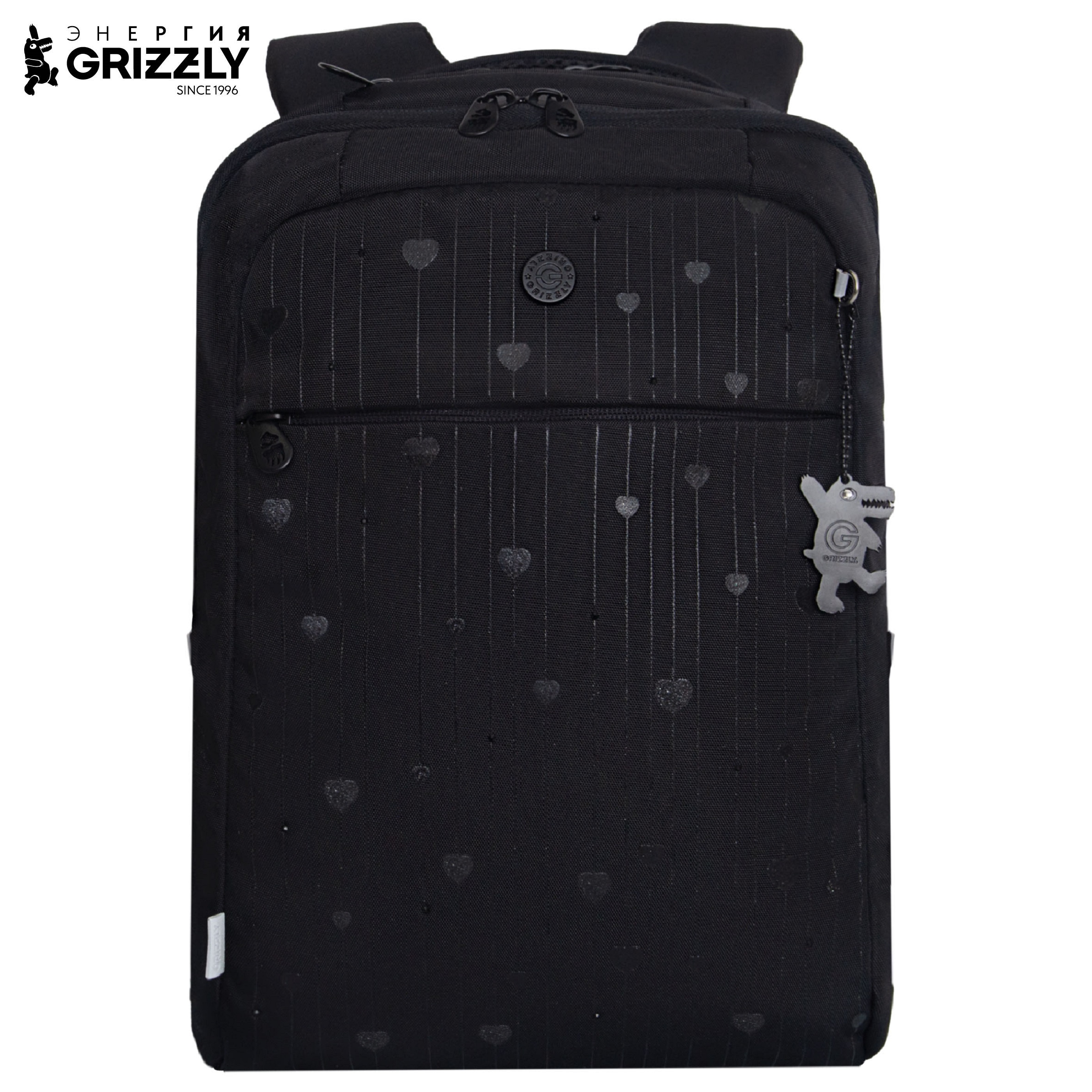Рюкзак Grizzly школьный 5-9 класс для девочки - фото 1