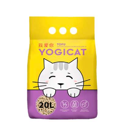 Наполнитель YOGICAT 20 л комкующийся