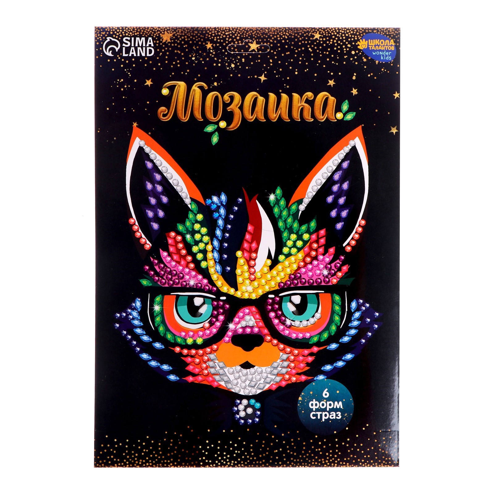 Алмазная мозаика Школа Талантов Кот в очках - фото 3