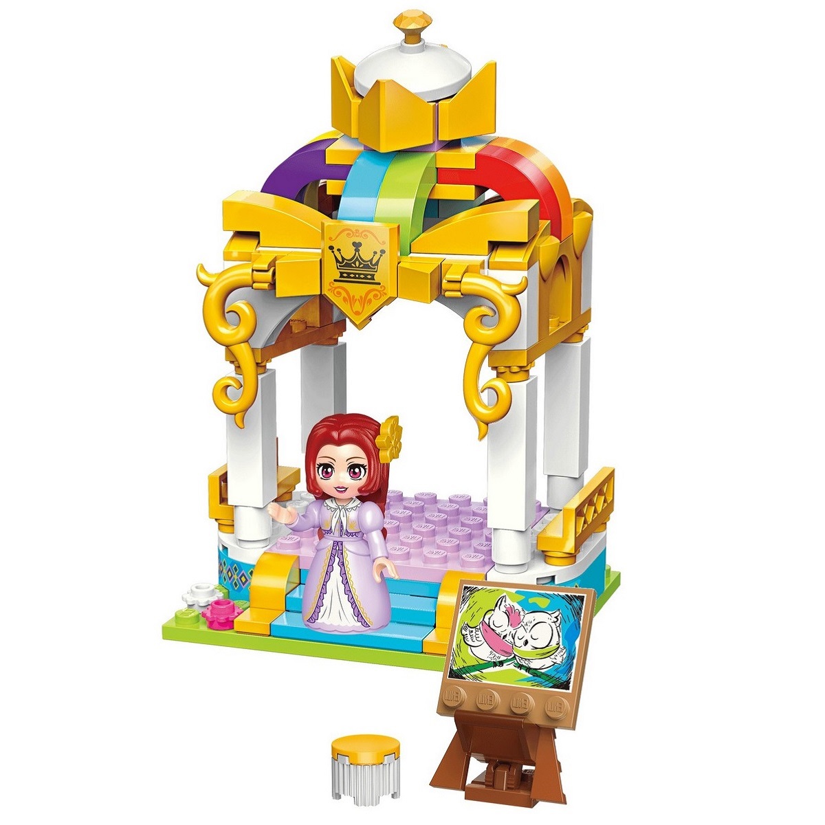 Конструктор QMAN Принцесса Лея Арка художницы - фото 2