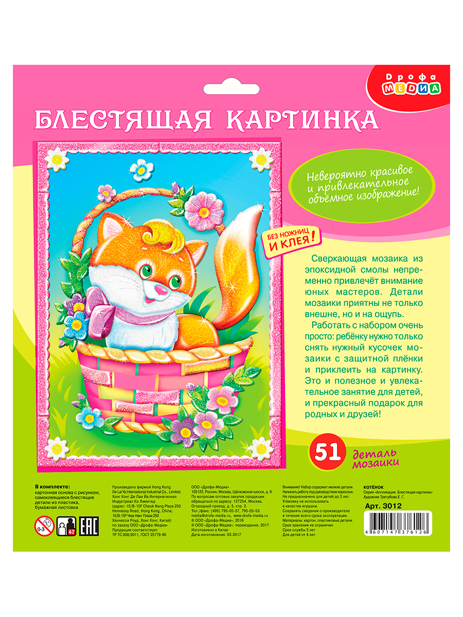 Набор для творчества Дрофа-Медиа аппликация - фото 2