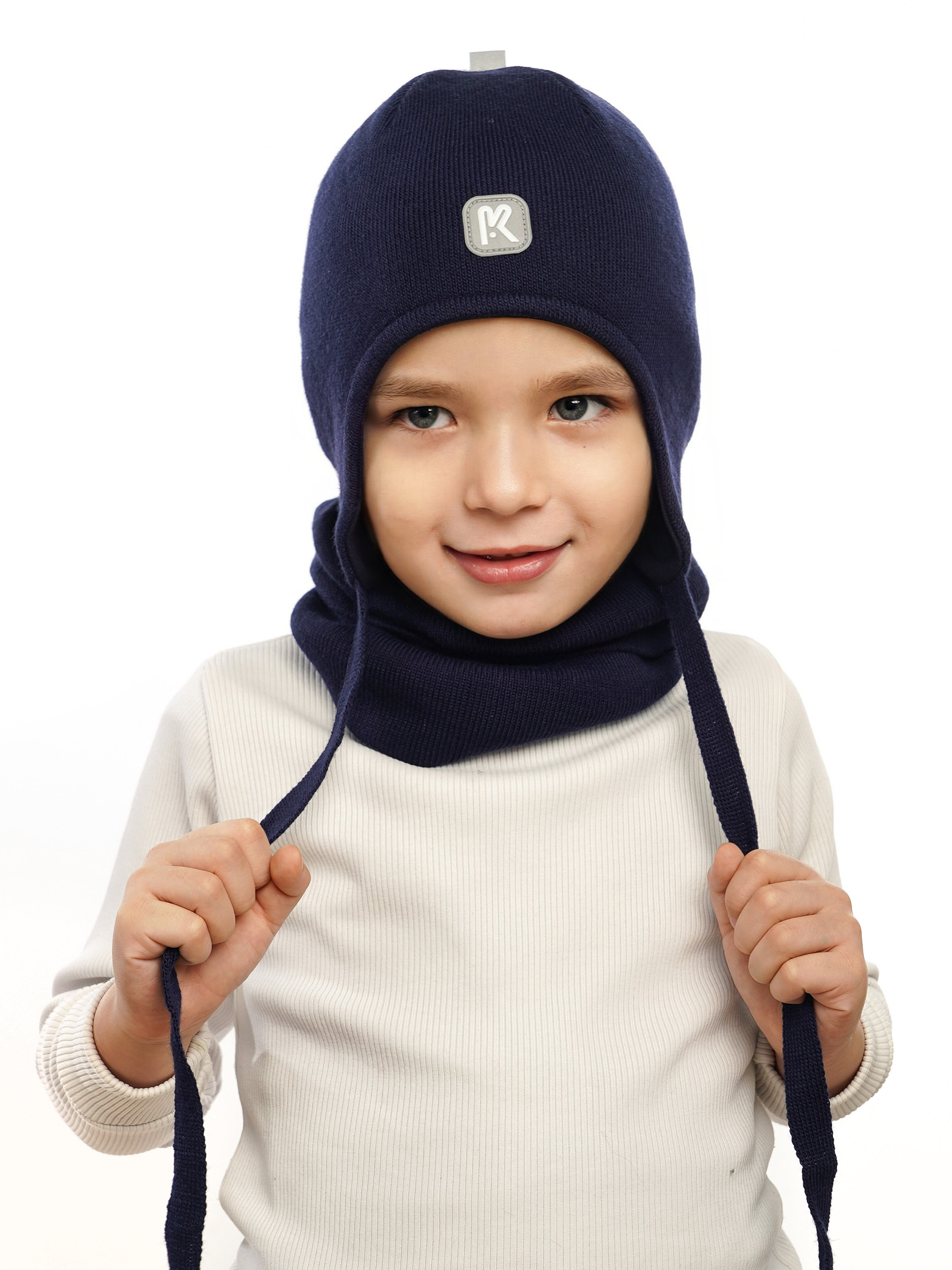 Шапка и снуд ПриКиндер U-Sp232724 Цвет: Синий - фото 12