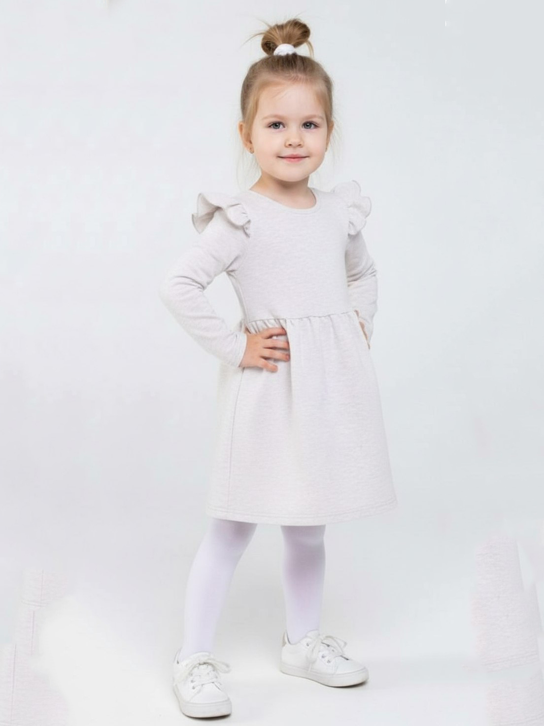 Изображение товара Платье для девочки VGtrikotazh 104 хлопковое яркое легкое