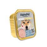 Влажный корм для собак AlphaPet паштет из белой рыбы