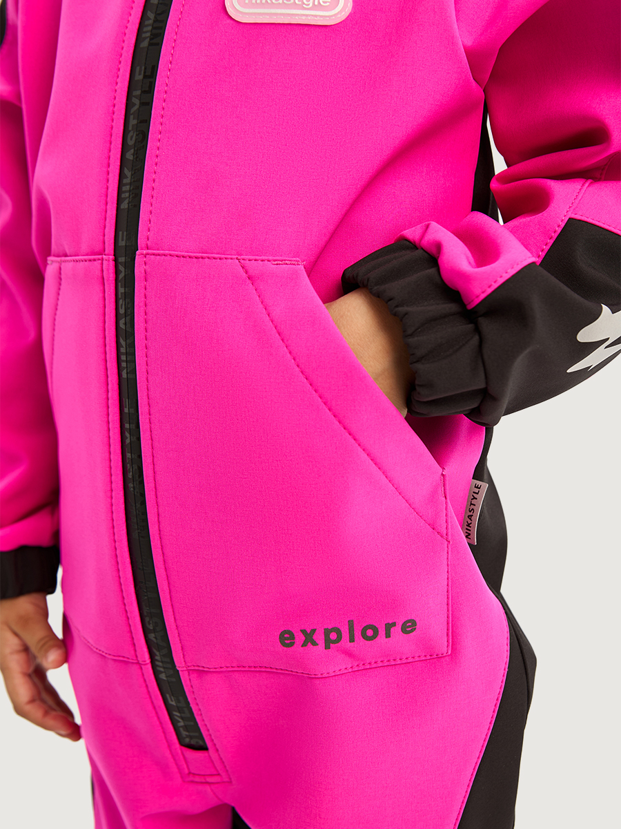 Комбинезон NIKASTYLE 8л15026 фуксия/черный - фото 5