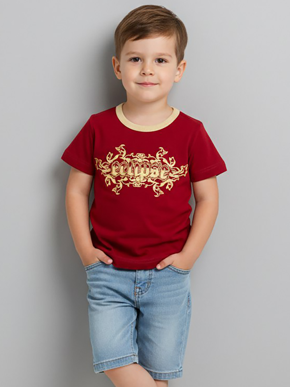 Изображение товара Футболка для мальчика VGtrikotazh 116 с оригинальным принтом