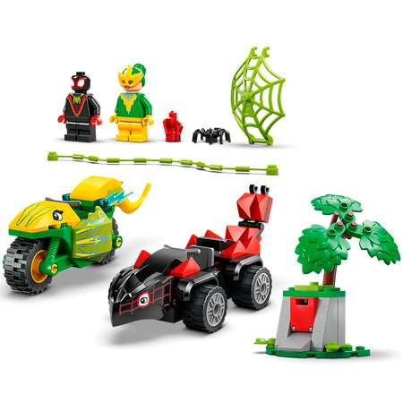 Конструктор LEGO Marvel Super Heroes Гонка дино-машин блочный
