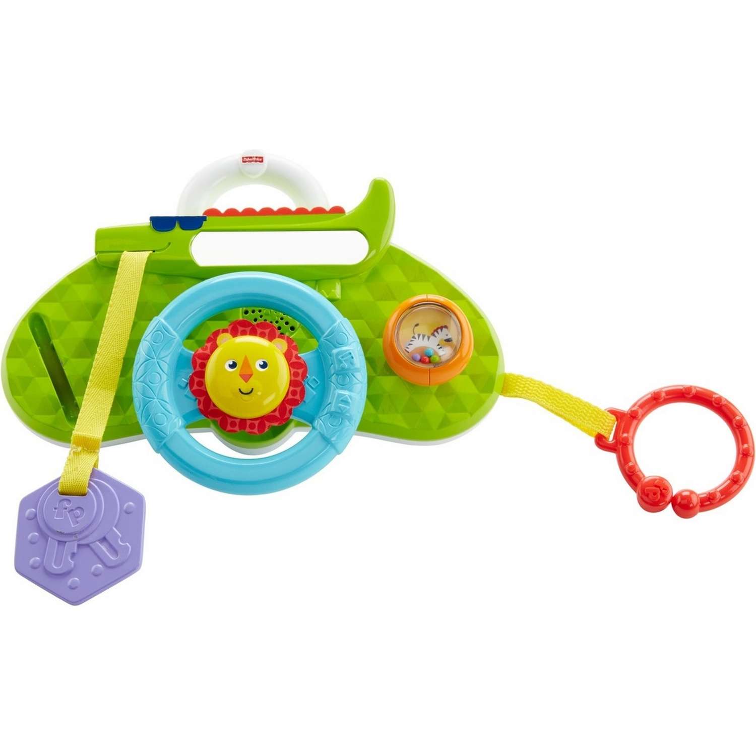 Обучающий руль Fisher Price Львенок - фото 1