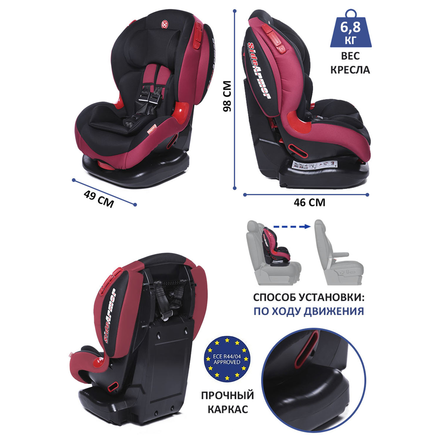 Автокресло BabyCare 1/2 (9-25 кг) - фото 4