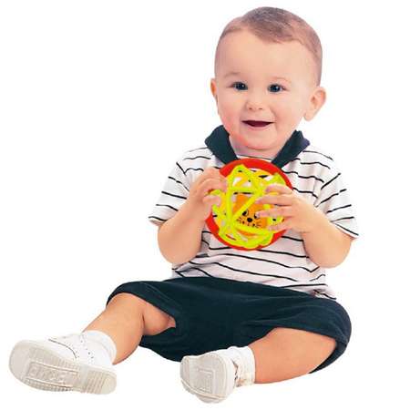 Погремушка Kiddieland Мяч с котенком 049858