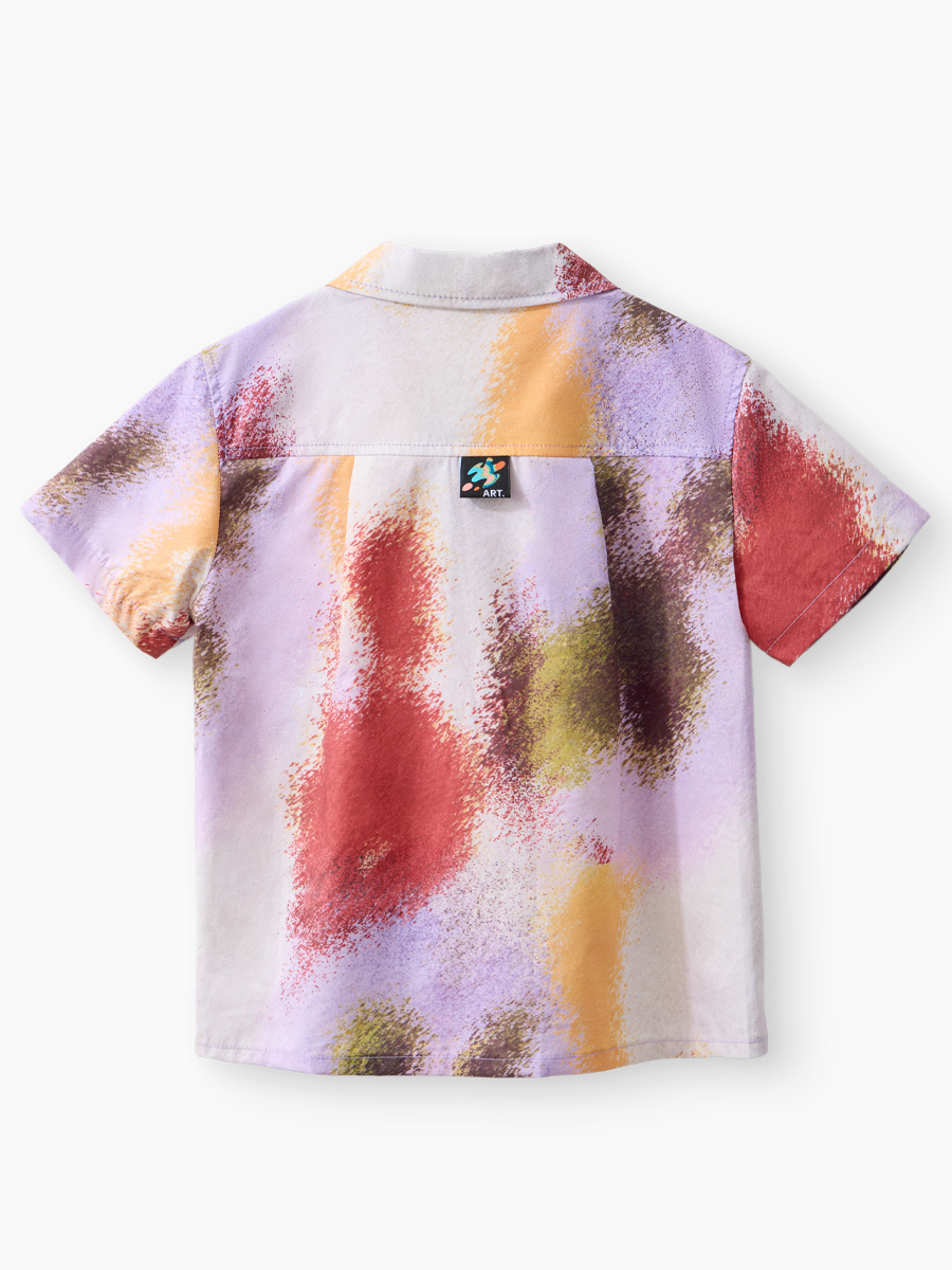 Рубашка Happy Baby 88710-1_purpl red gradient - фото 2