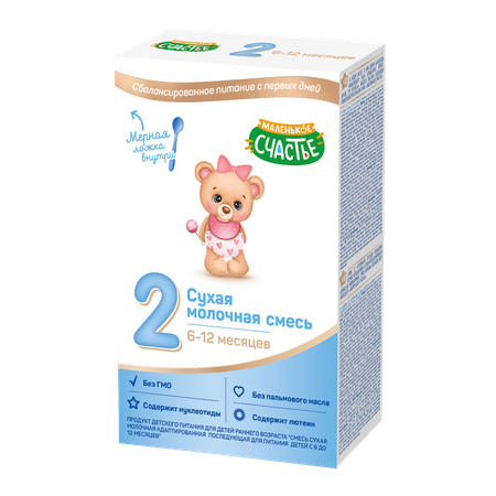 Смесь молочная Маленькое счастье 2формула 300г с 6 месяцев