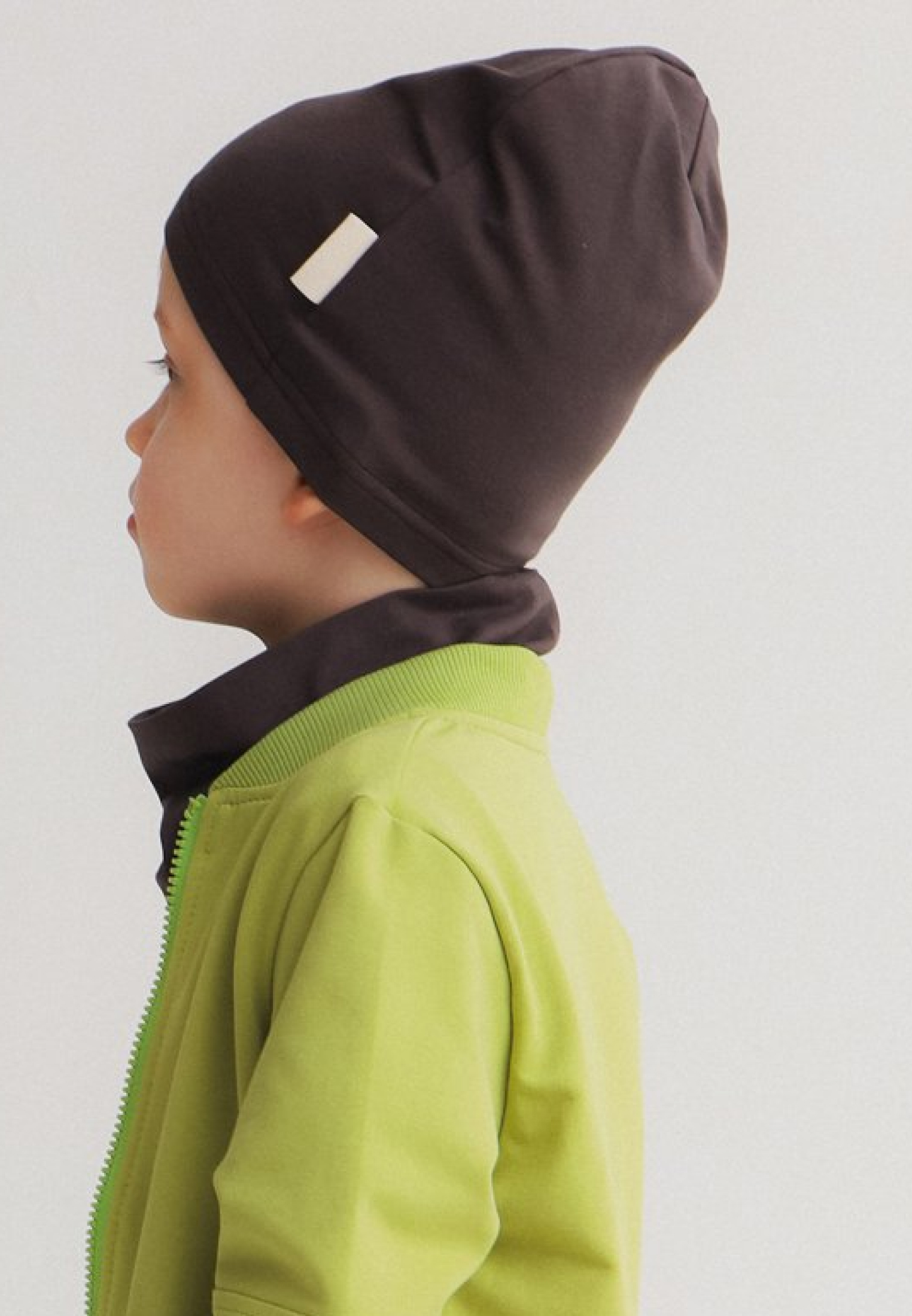 Шапка MINIDINO B-AK-Shp-118/0Шапка трикотажная Base teens тауп - фото 5