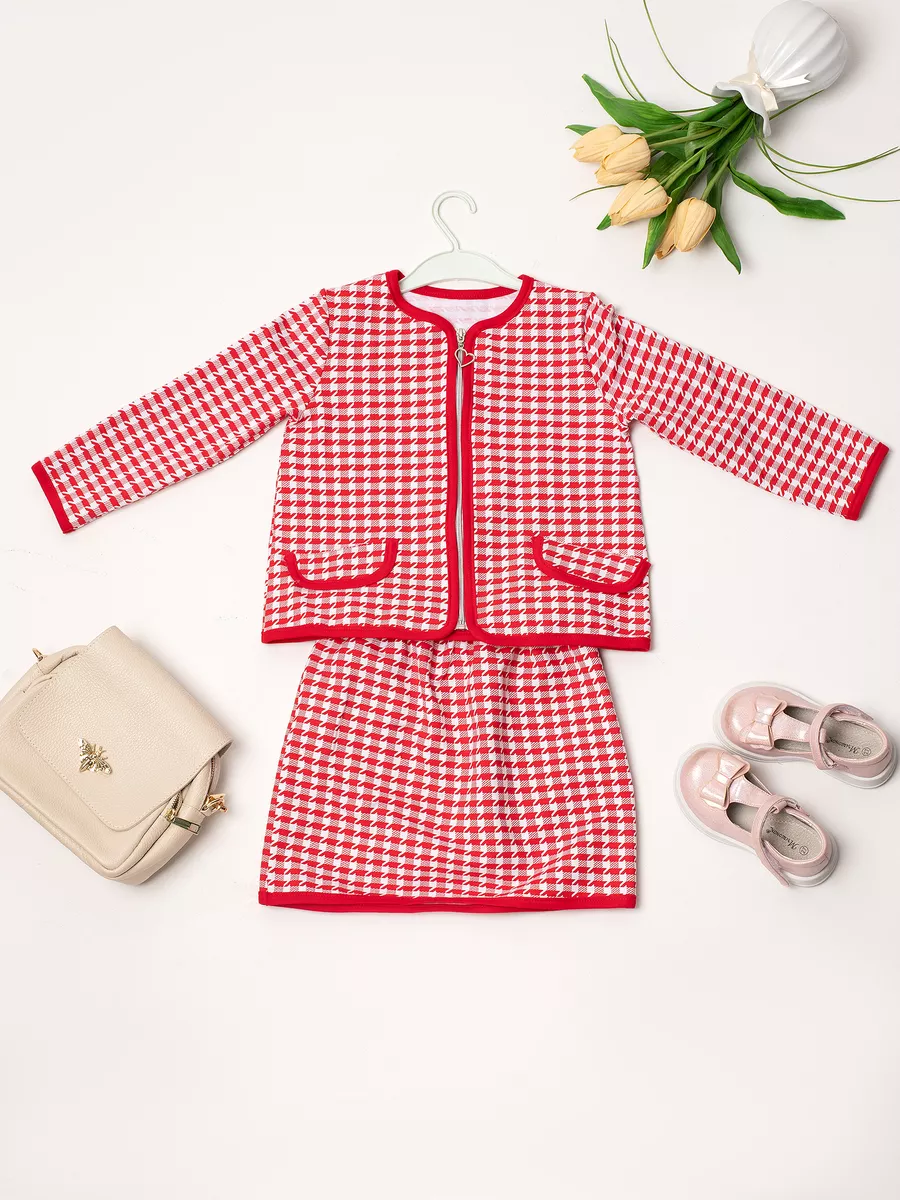 Жакет и юбка GoldKids К23202 - фото 15