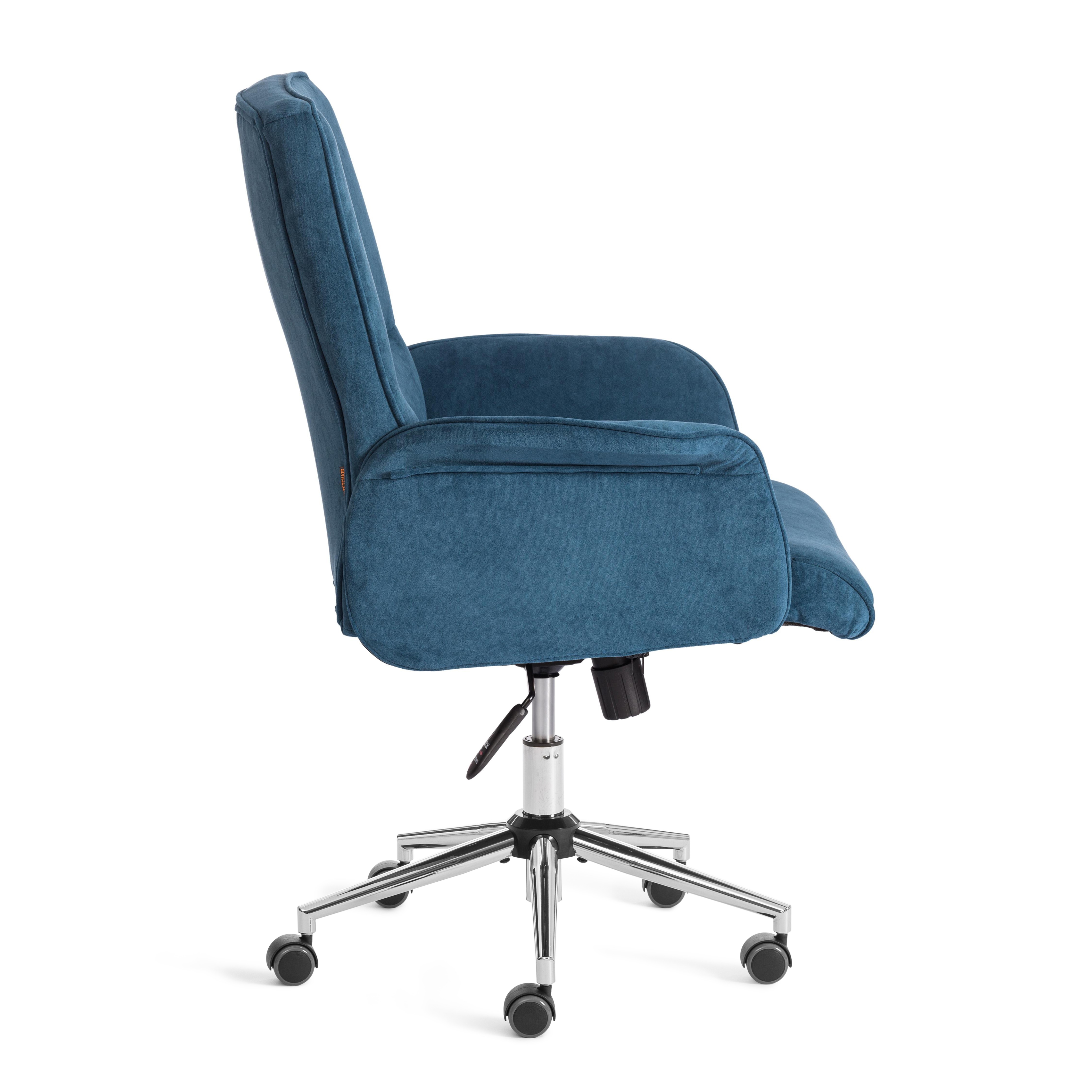 Компьютерное кресло TETCHAIR Йорк флок синий - фото 3
