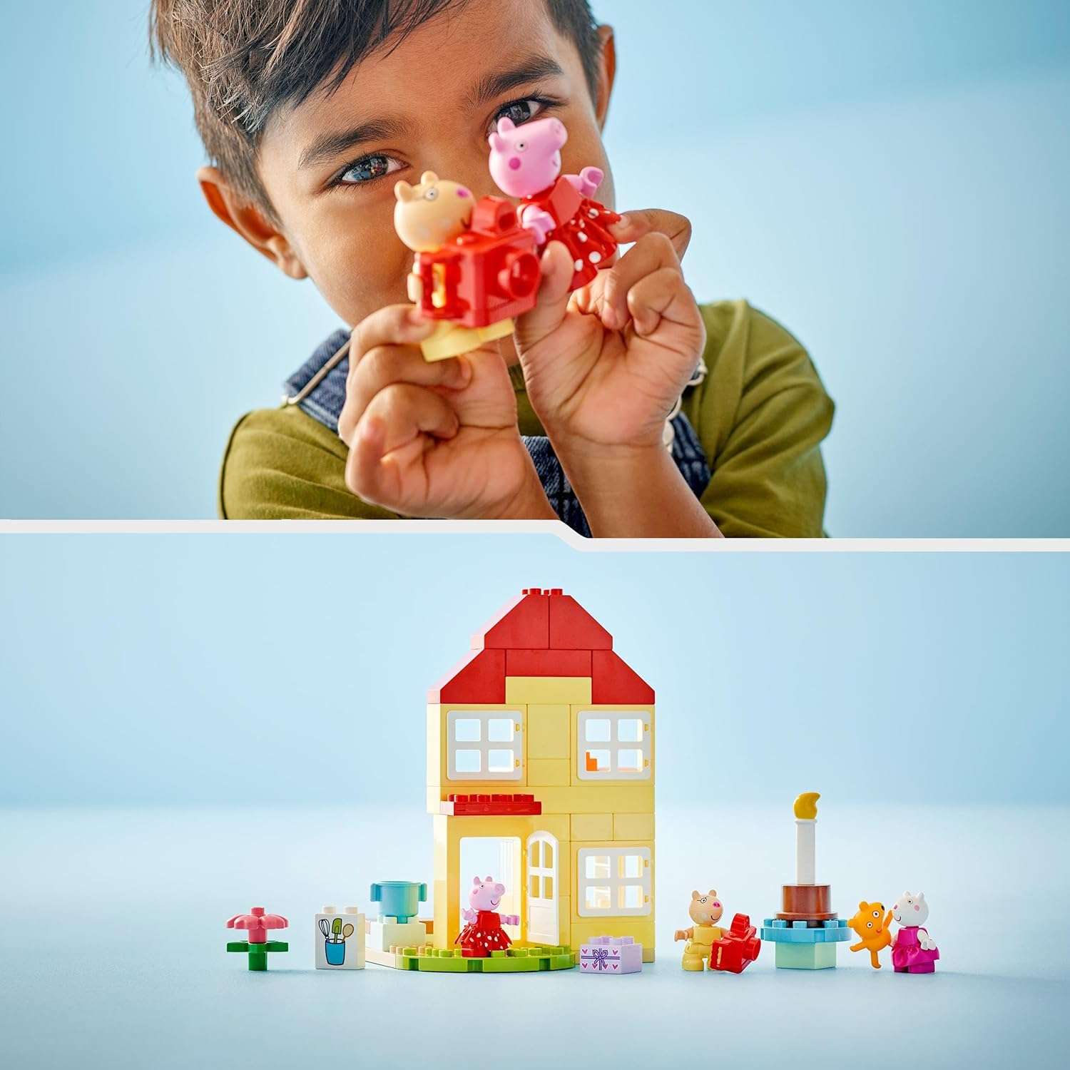 Конструктор LEGO DUPLO Свинка Пеппа: день рождения блочный - фото 5