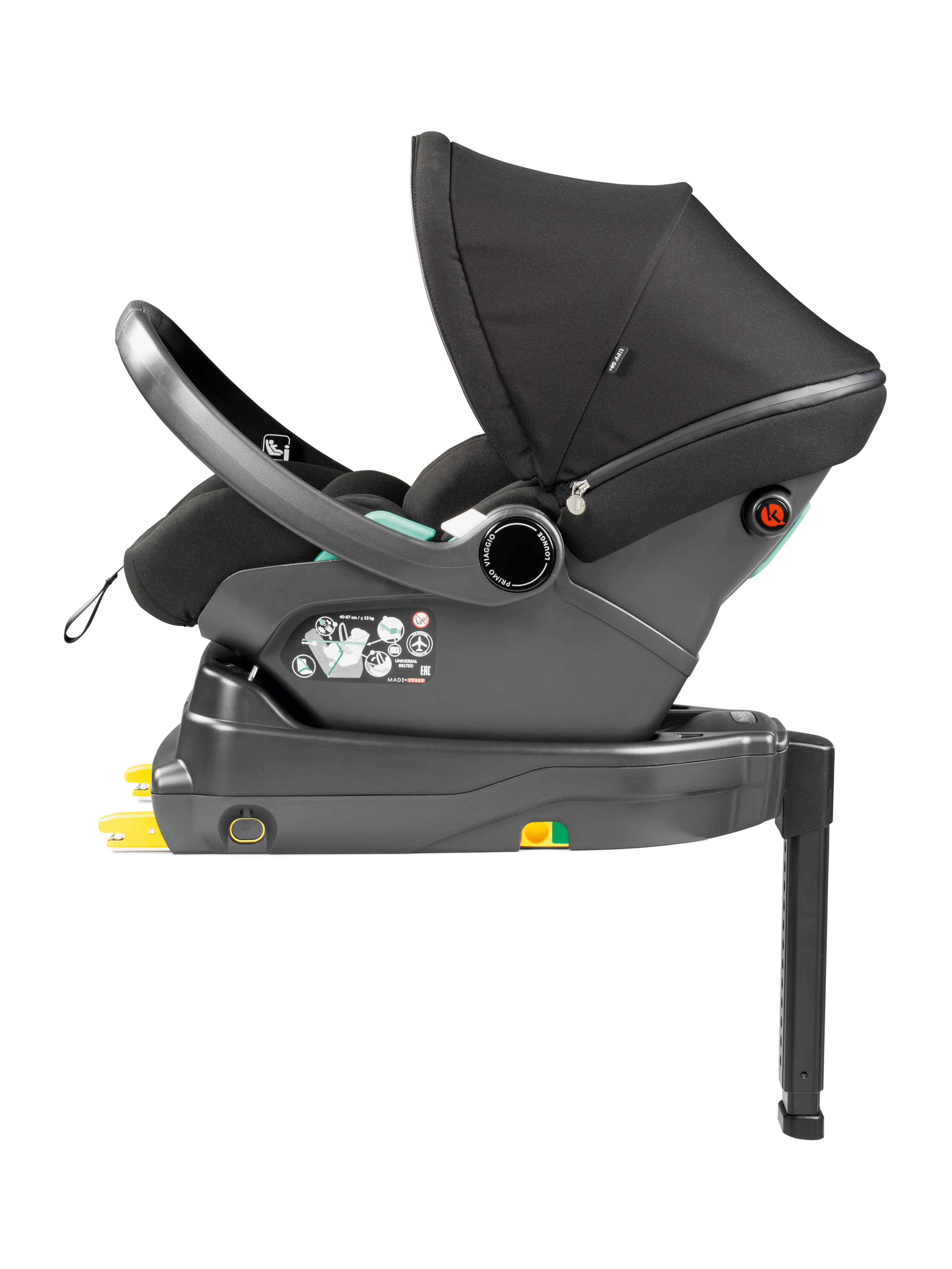 Автокресло Peg-Perego Lounge 0 (0 -13 кг) черный - фото 9