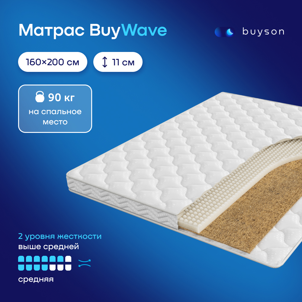 Матрас buyson BuyWave 200х160 - фото 1