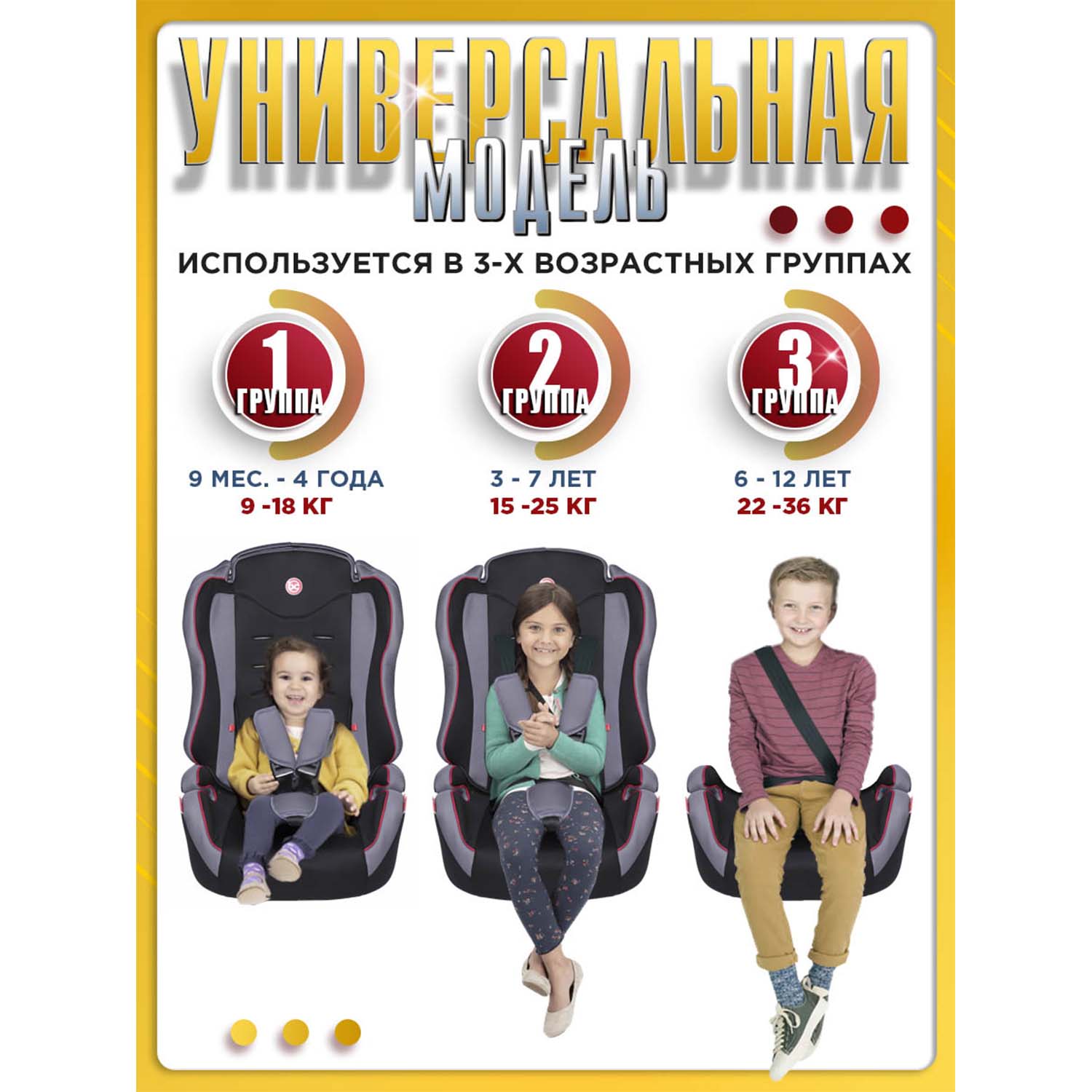 Автокресло BabyCare Upiter 1/2/3 (9-36 кг) красный - фото 10