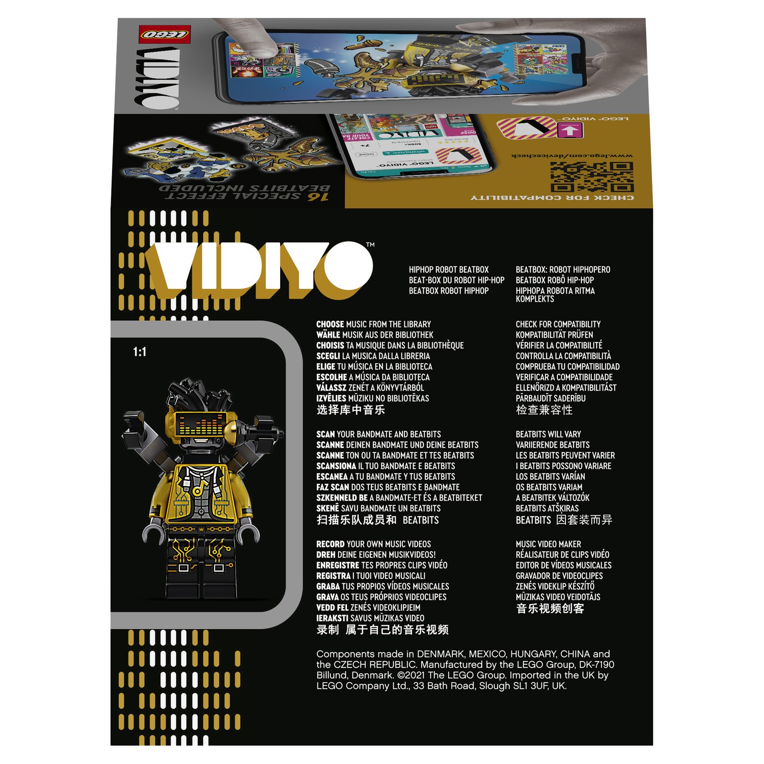 Конструктор LEGO VIDIYO Битбокс Хип-Хоп Робота - фото 3