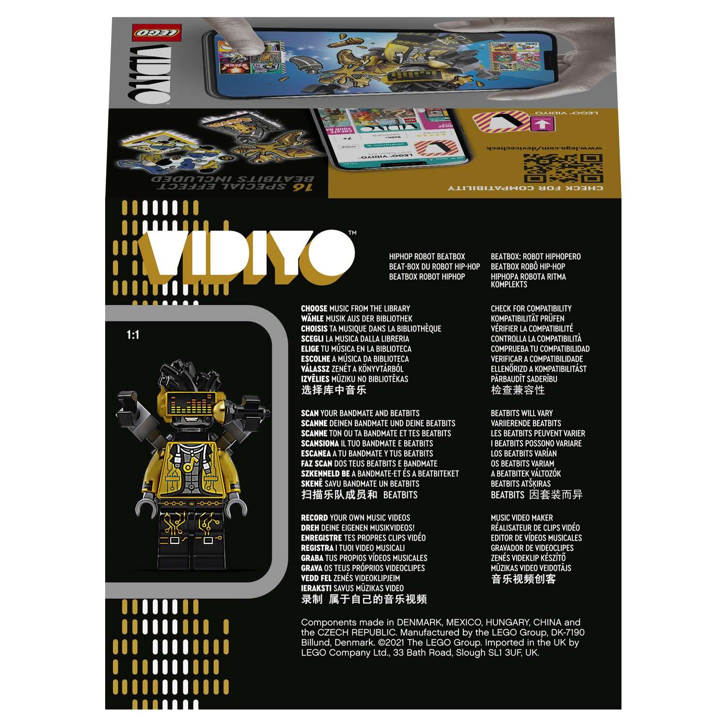 Конструктор LEGO VIDIYO Битбокс Хип-Хоп Робота блочный - фото 3