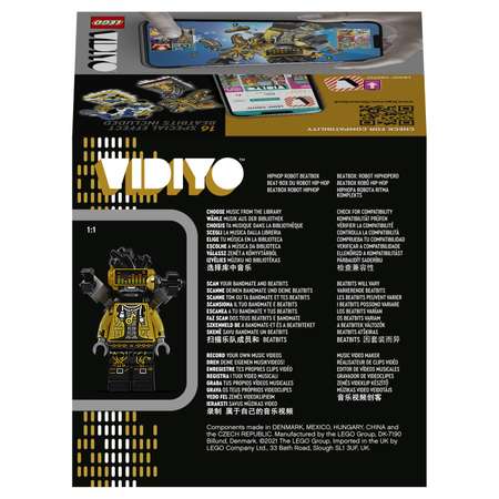 Конструктор LEGO VIDIYO Битбокс Хип-Хоп Робота блочный