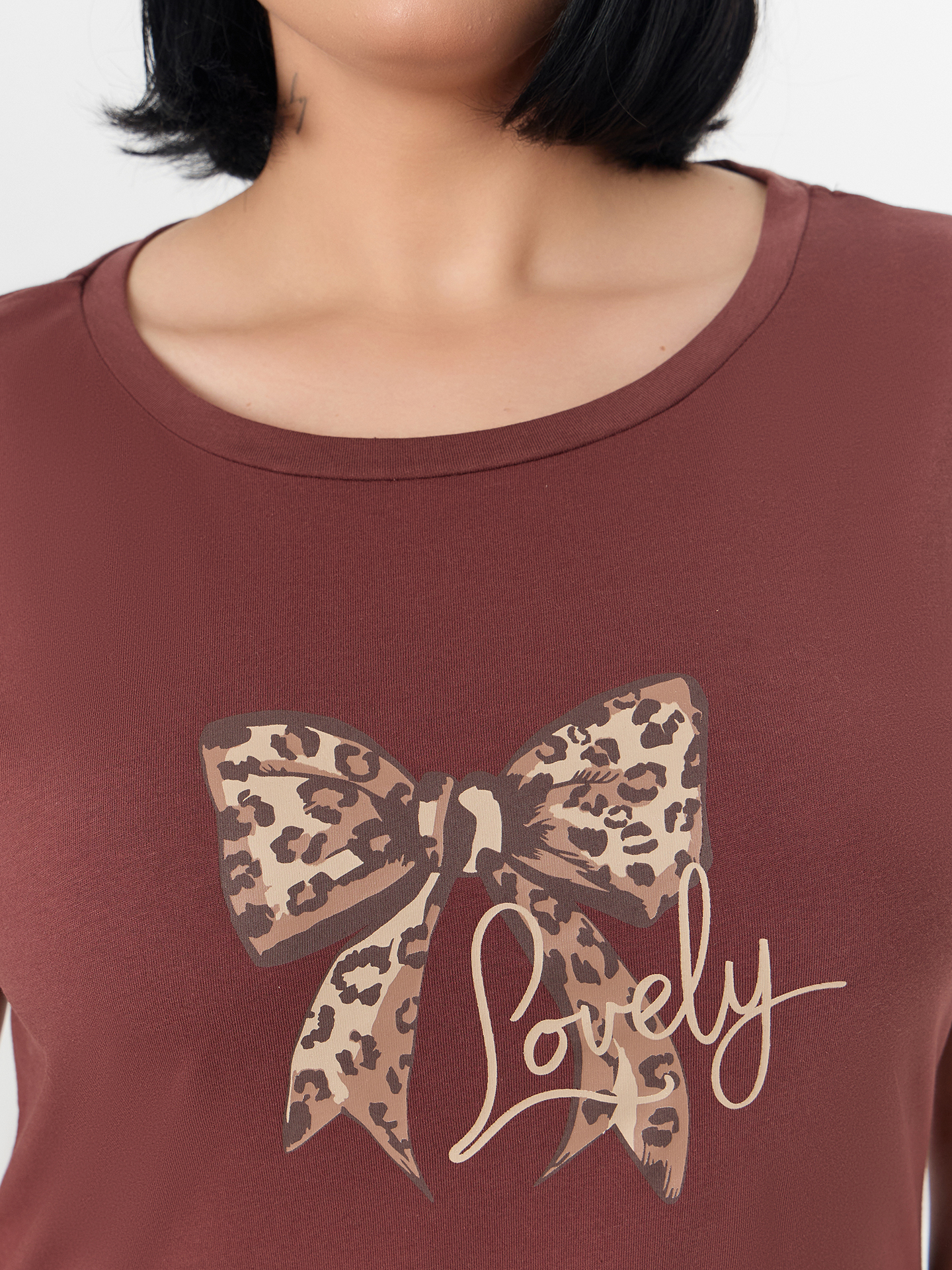 Пижама Mark Formelle (Марк Формэль) 592300/горячий шоколад +леопард на песочном - фото 5