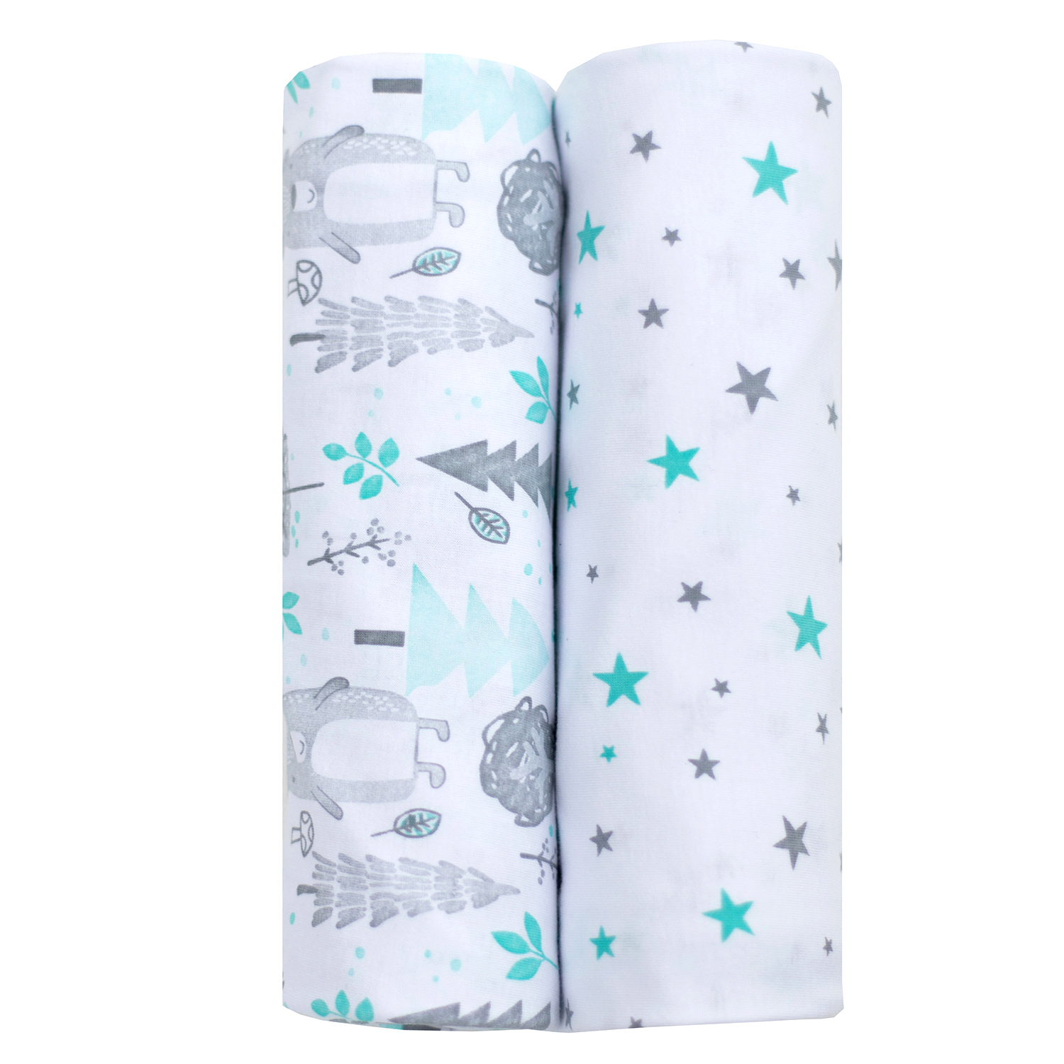 Пелёнка inlovery трикотаж 90х120 см 2 шт. - фото 1