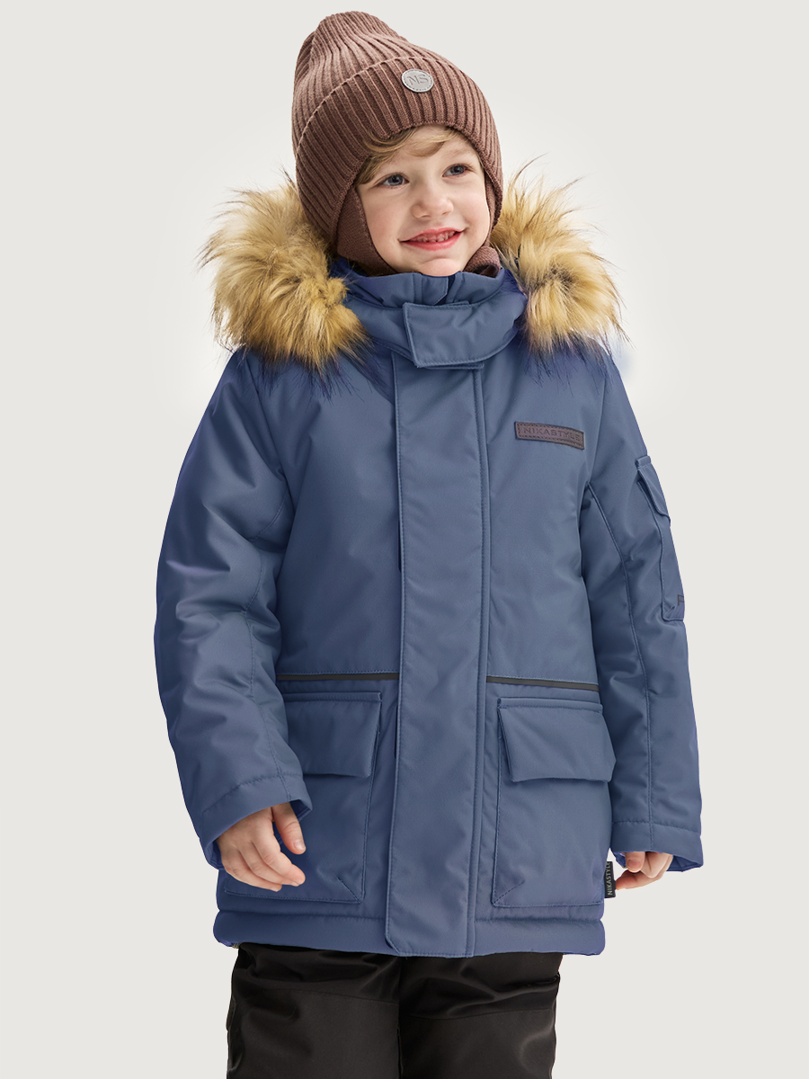 Куртка NIKASTYLE 4з6925 деним - фото 1