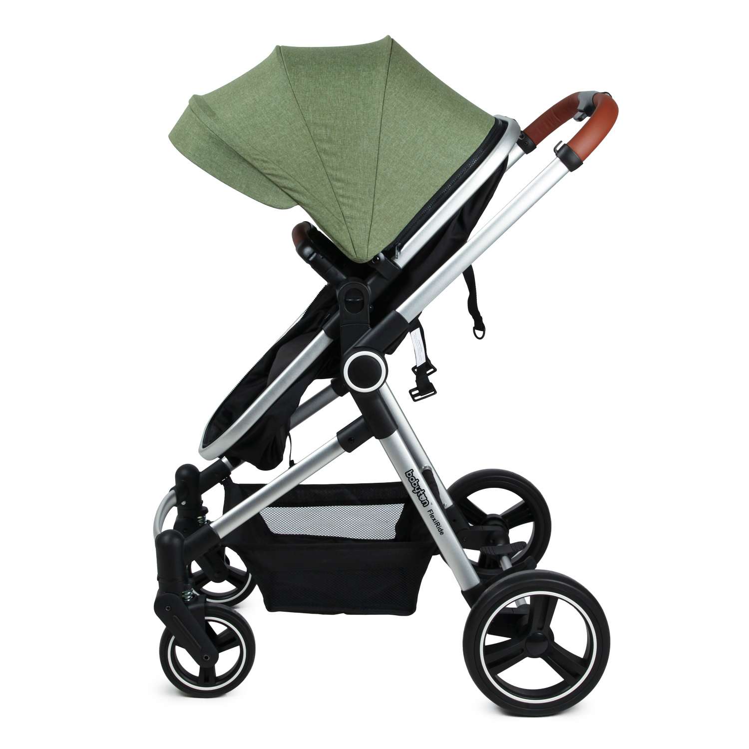 Коляска трансформер Babyton FlexiRide Black-Green - фото 18