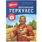 Хлопья овсяные Увелка Геркулес Богатырский 500г