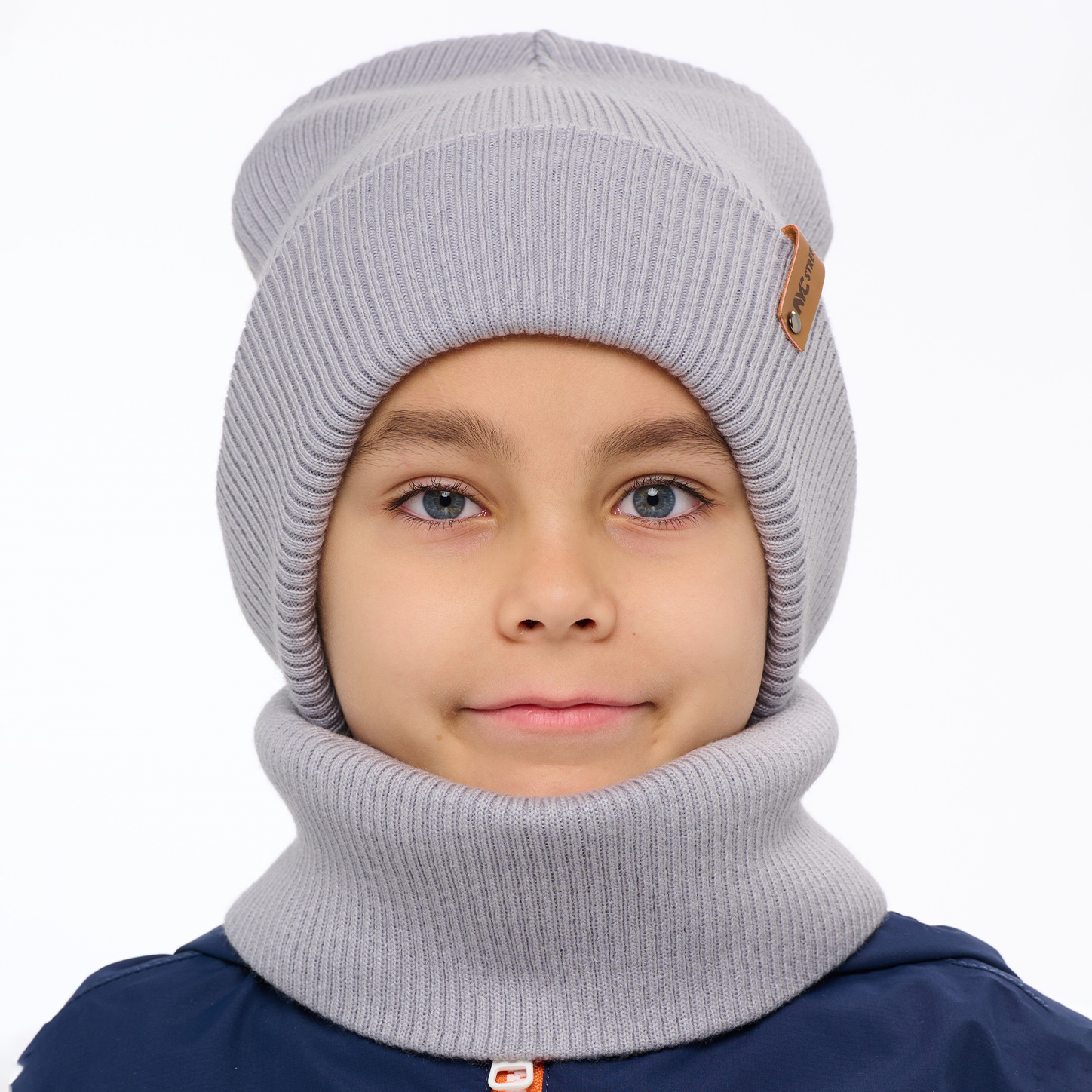 Шапка и снуд KUBRIO KU-H-42-lopataB-Lgrey - фото 3