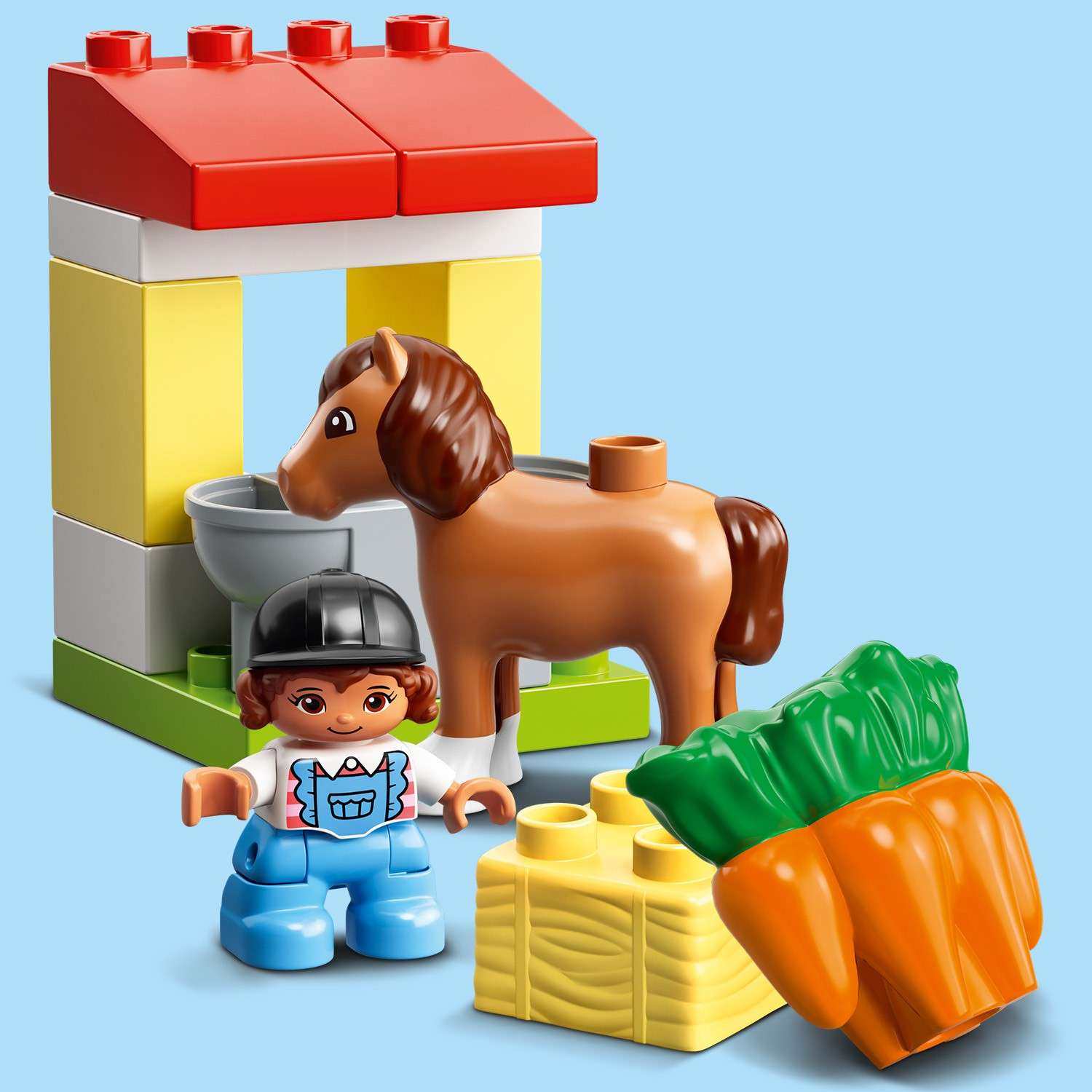 Конструктор LEGO DUPLO Конюшня для лошади и пони блочный - фото 11