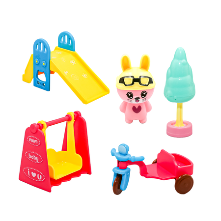 Игровой набор SHARKTOYS Мяу-мяу: Детская площадка