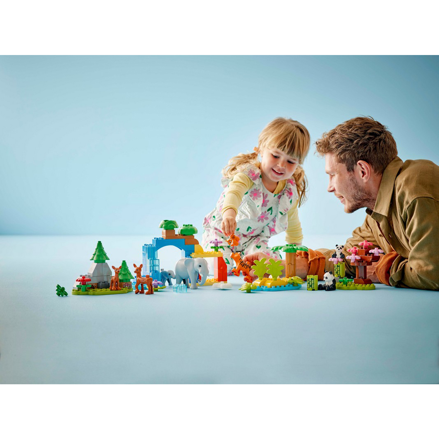 Конструктор LEGO DUPLO Семейства диких животных 92 дет. - фото 8