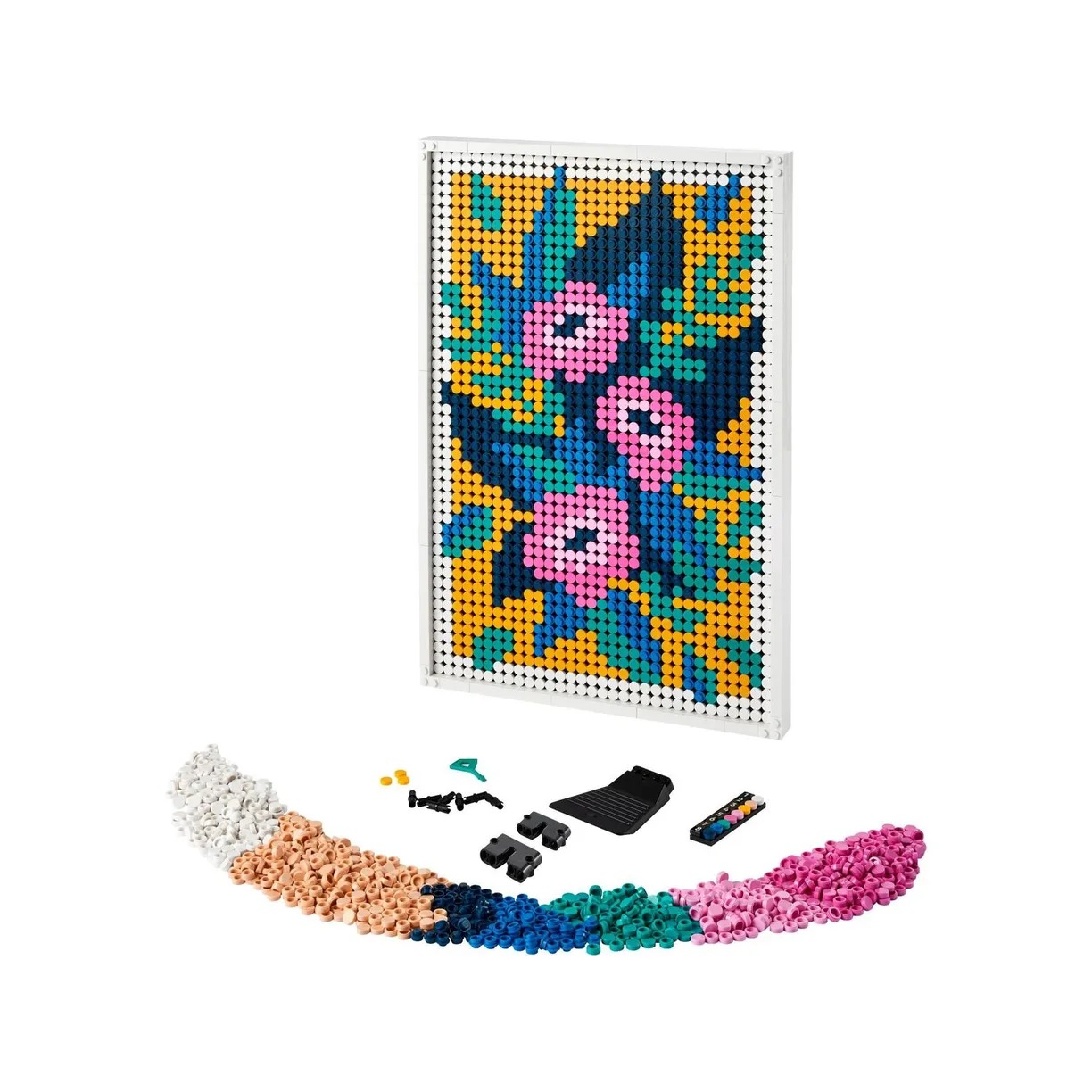 Конструктор LEGO Art Цветочное искусство блочный - фото 4