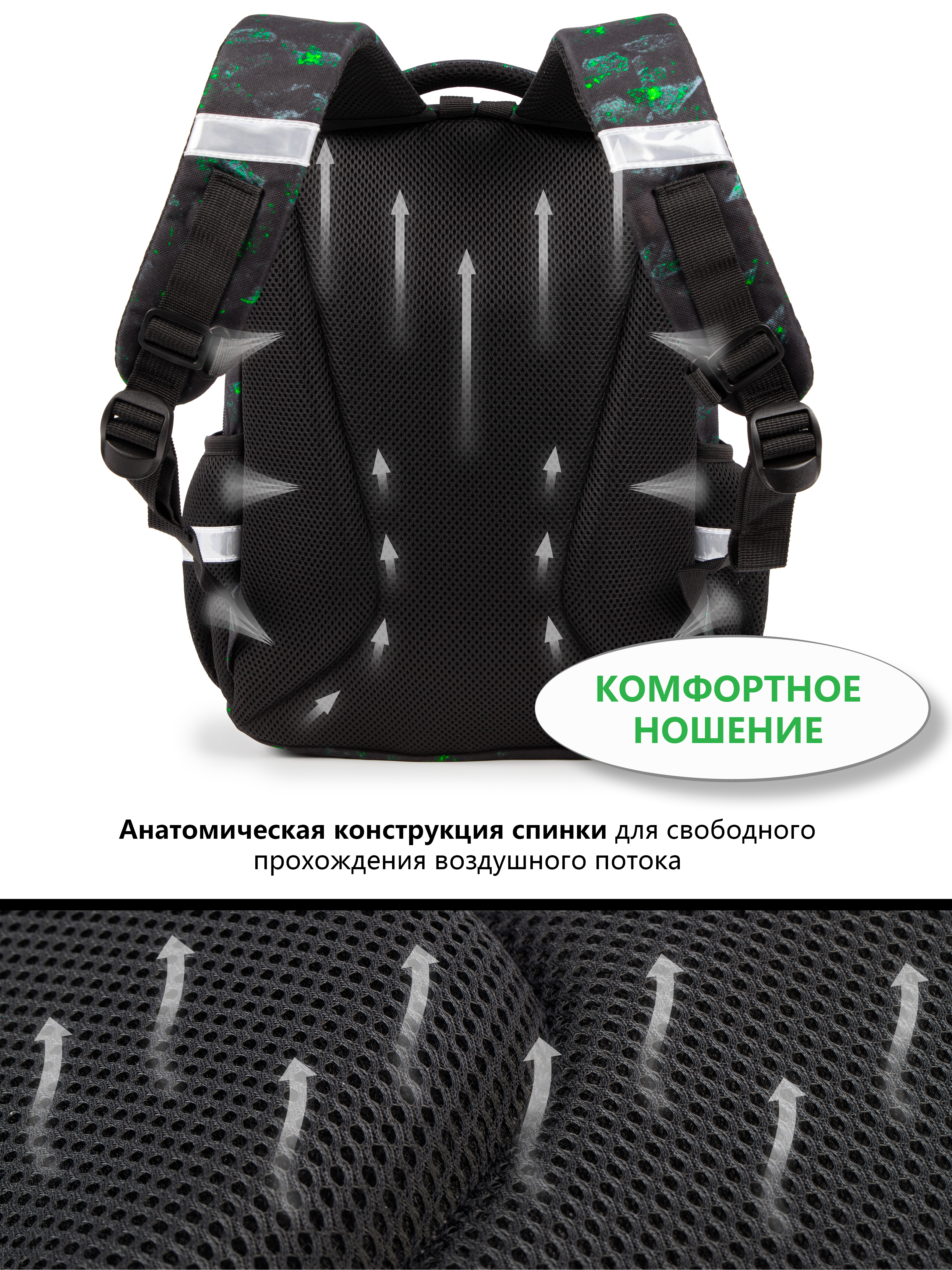 Рюкзак School Standard школьный для мальчика 8в1 - фото 5