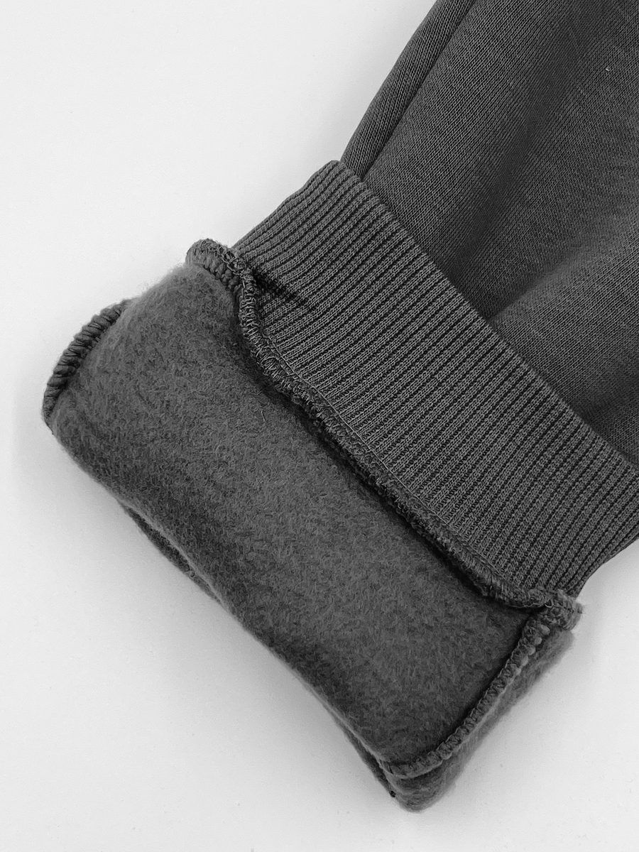 Брюки детские с начесом Эскимо у-12-801антрацит - фото 3