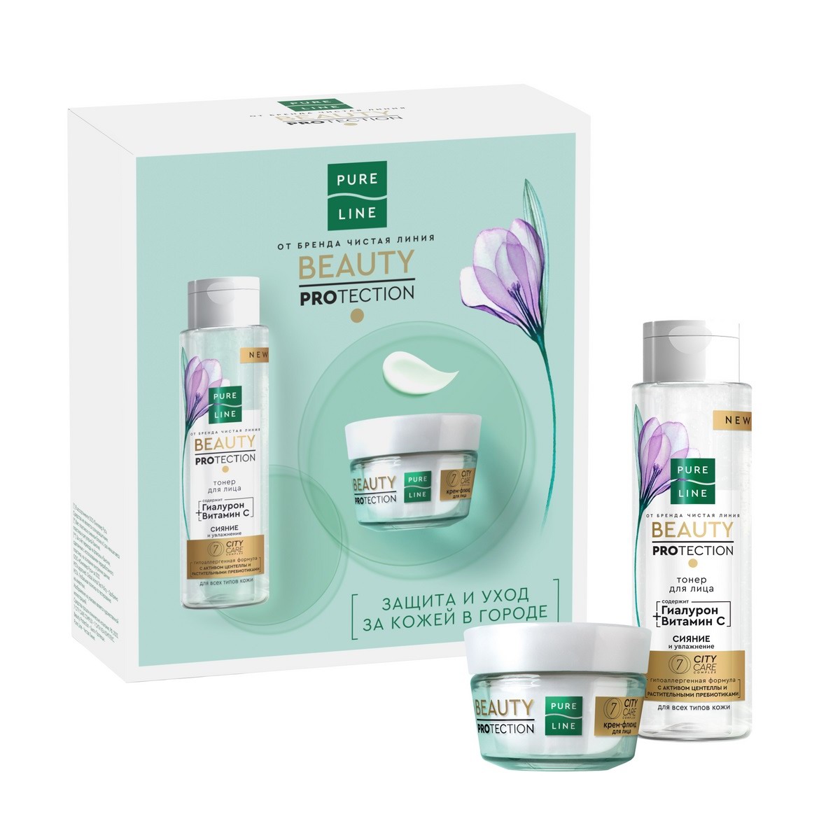 Набор средств Чистая линия Beauty Protection - фото 1
