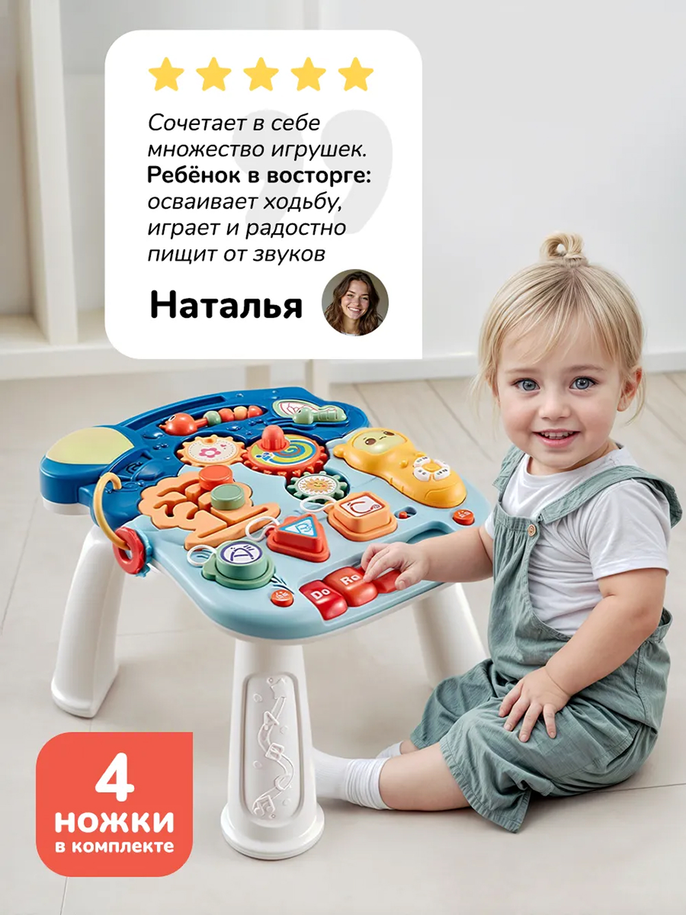 Ходунки Play okay с ручкой - фото 7