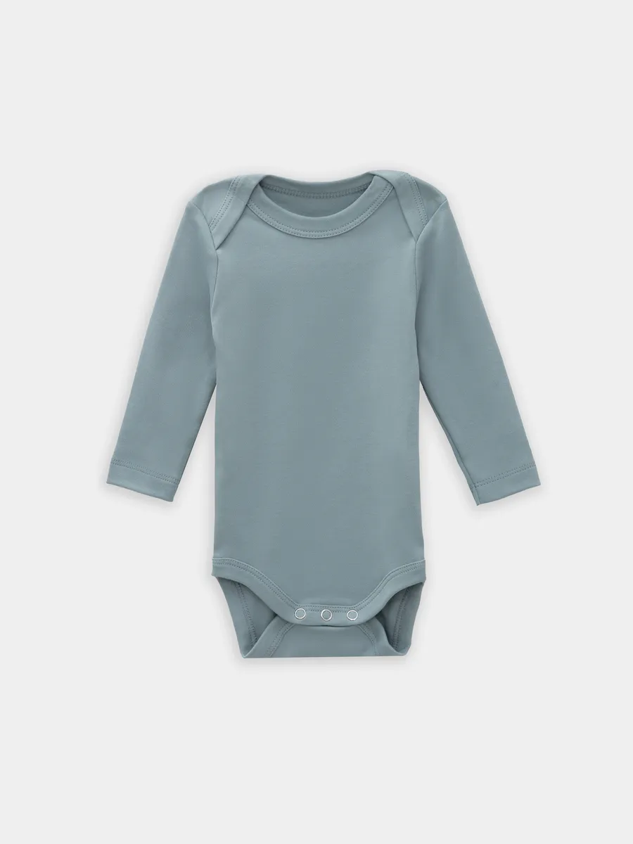 Боди 3 шт Mark Formelle (Марк Формэль) 13016-3/тигрята на пудре +песочный +сланец - фото 12