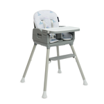 Стульчик для кормления BabyGo Travel Set New бустер серый