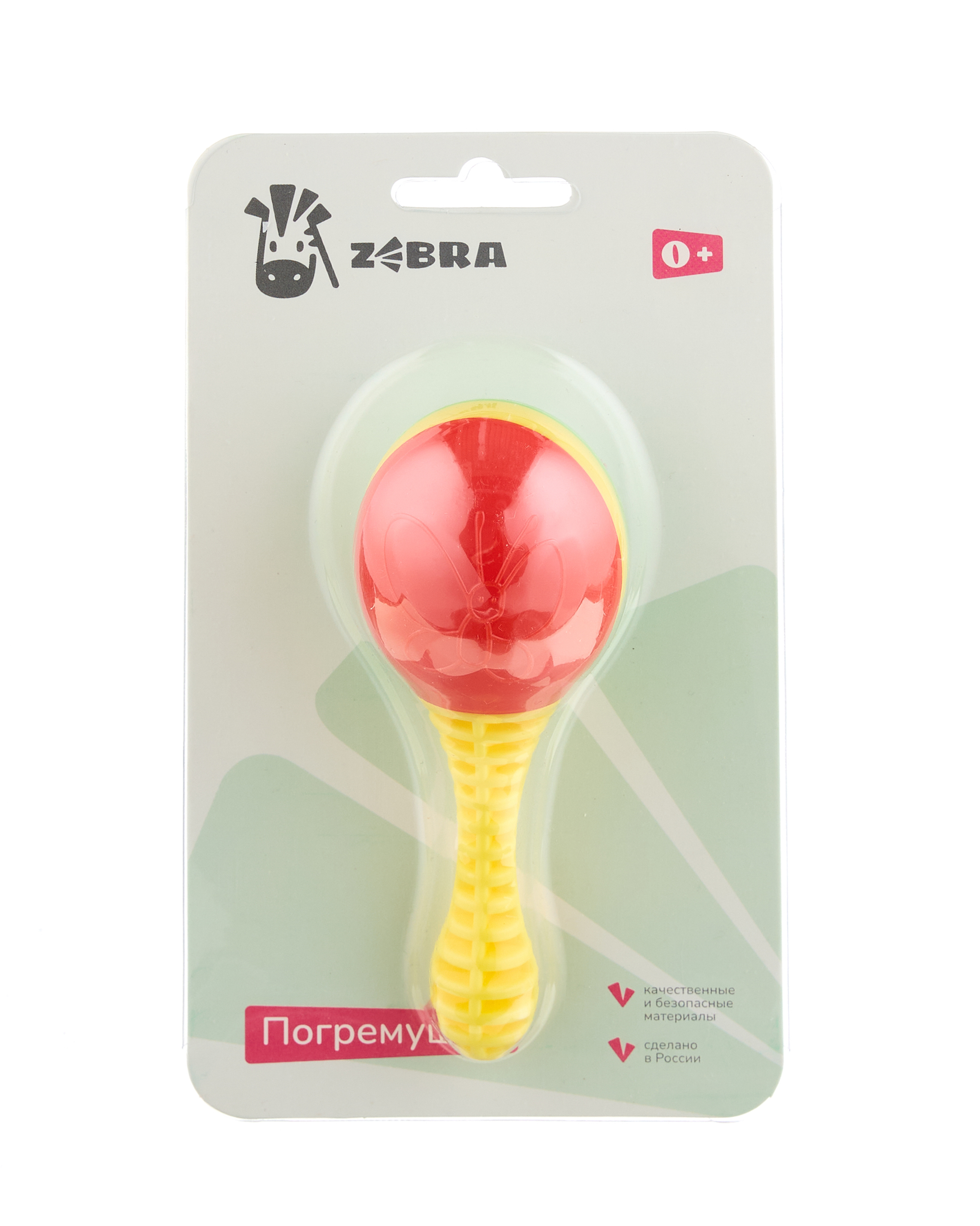 Игрушка ZEBRA погремушка Маракас - фото 1