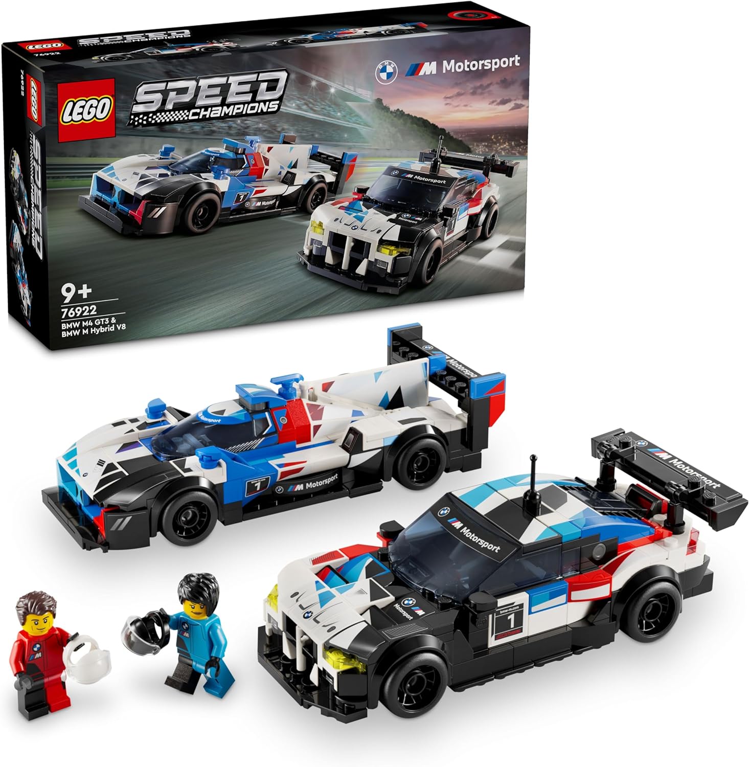 Конструктор LEGO Speed Champions BMW M4 GT3/Hybrid V8 676 дет. - фото 1