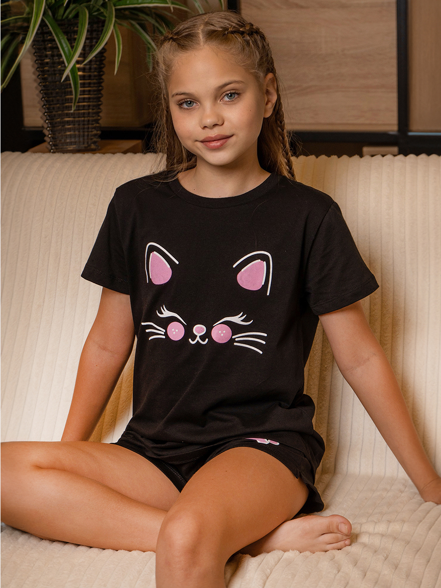 Пижама HappyFox HF9148черный - фото 10