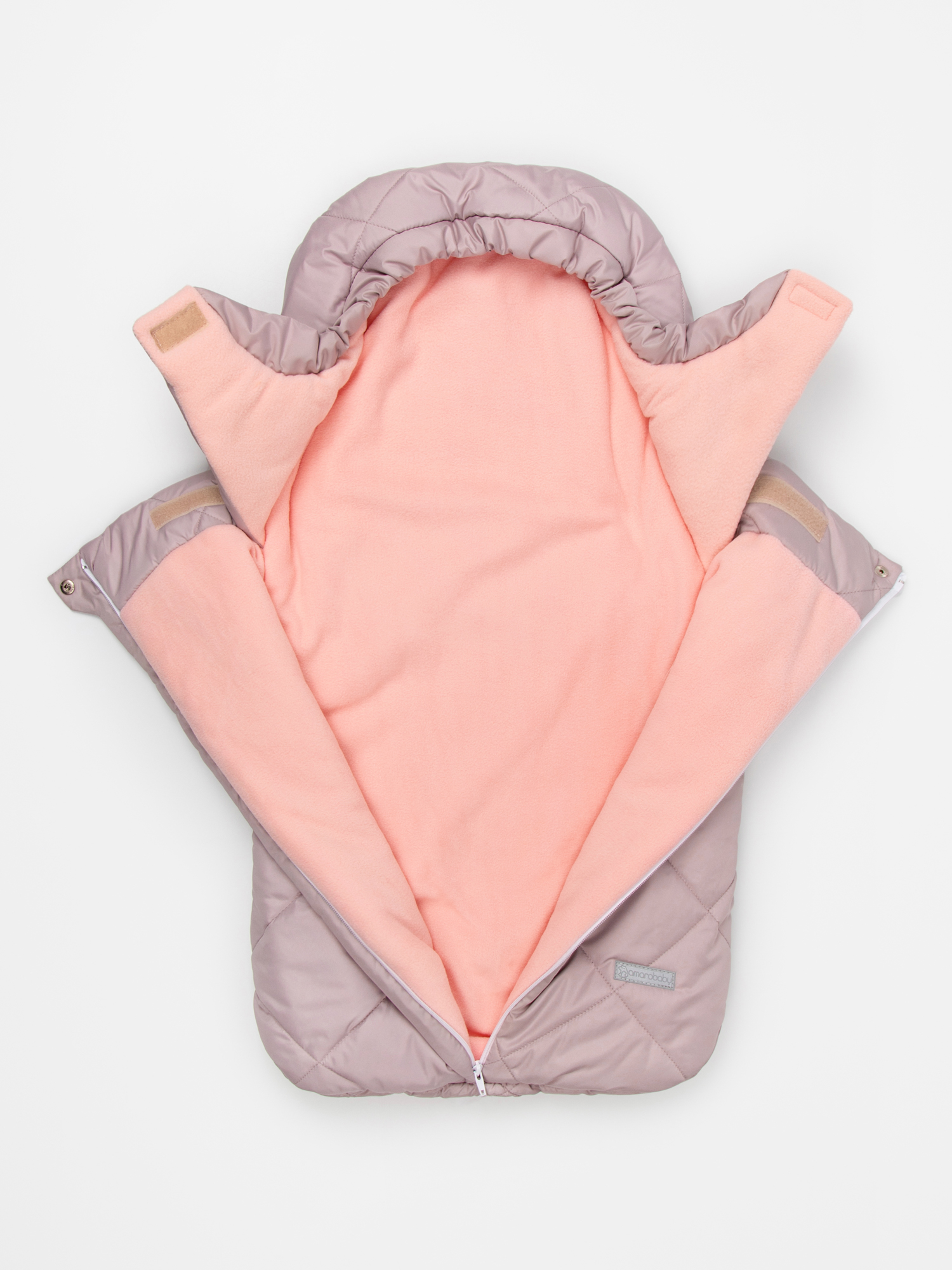 Конверт в коляску Amarobaby Heat розовый - фото 20