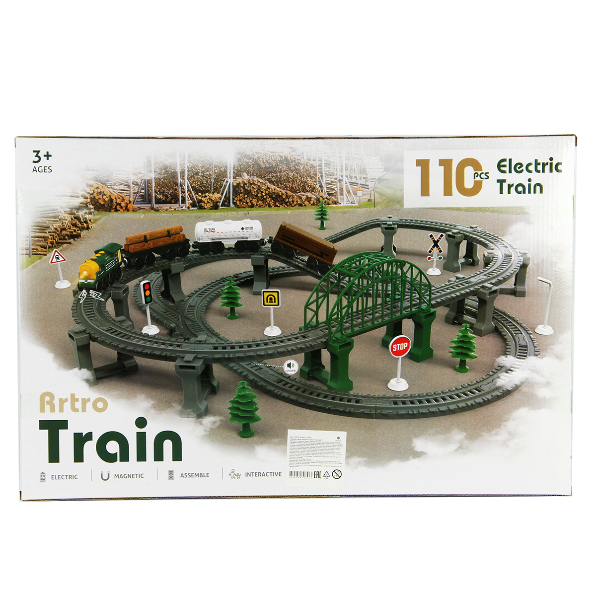 Набор железнодорожный Veld Co 76 см 135618 - фото 16